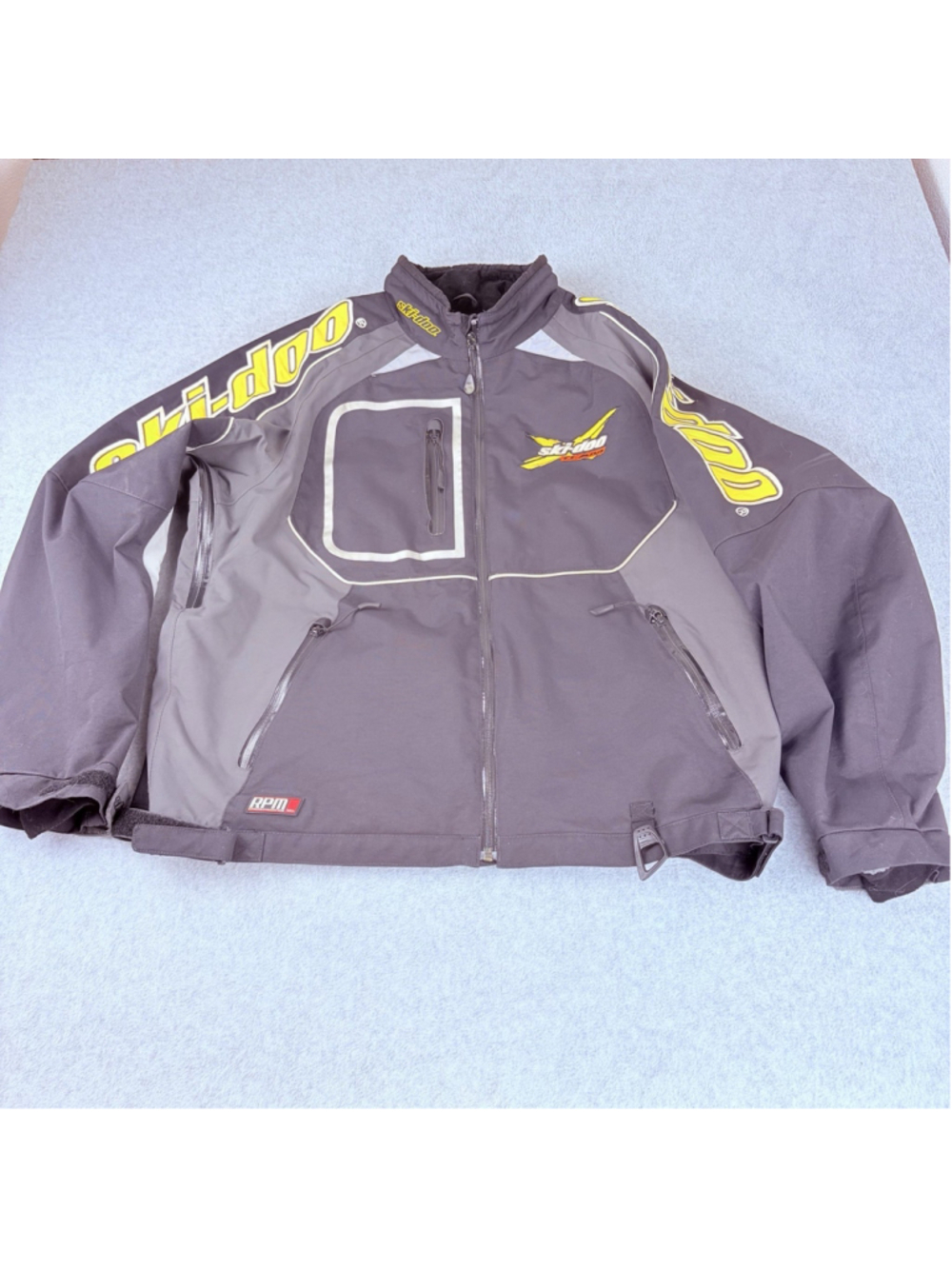 Ski-Doo X Team RPM Softshell Jacket Men’s Large Black Gray BRP Snowmobile